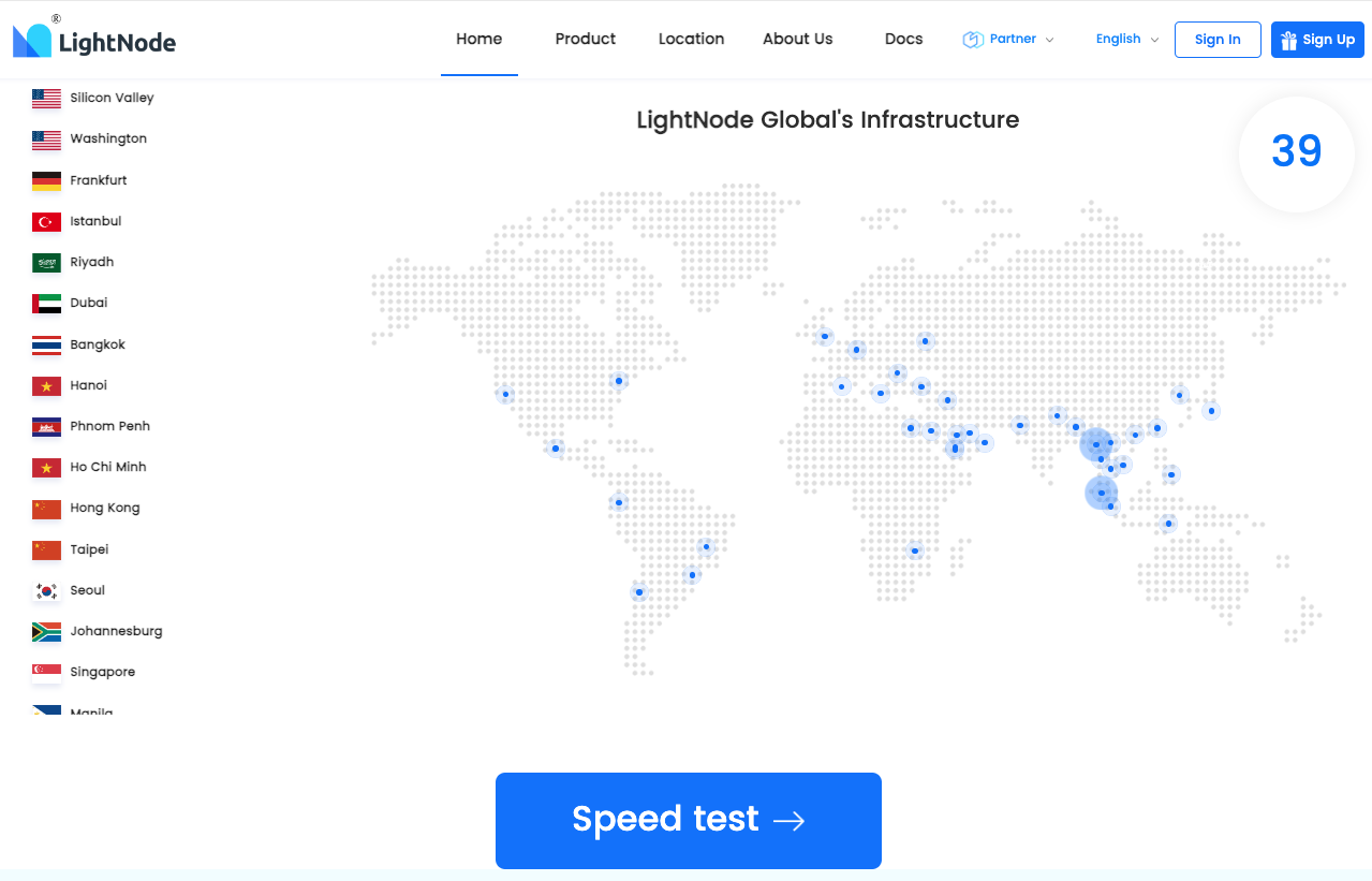 39 locais de servidores e data centers